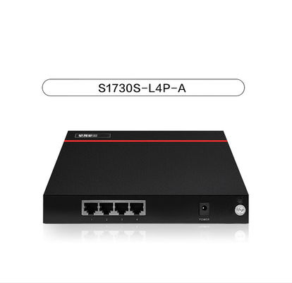 4 porty PoE Ethernet Switch S1730S-L4P-A dla komunikacji pełno-dupleksową i pół-dupleksową