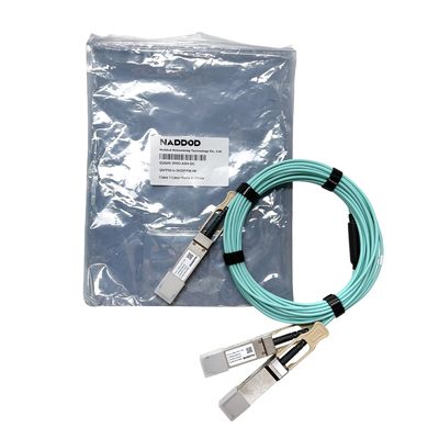 15m 200Gb/S 400Gb/S QSFP-DD IB HDR Active Optical Cable Kabel AOC dla Mellanox