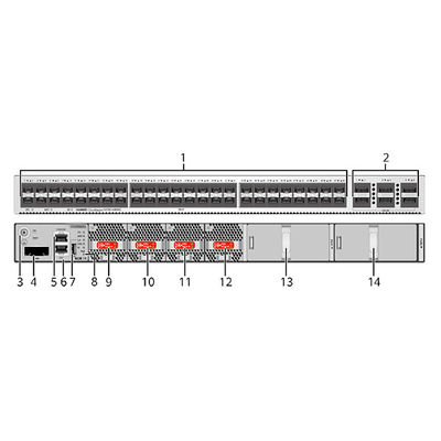 48 portów Gigabit Switch S6730-H48X6C 1U Podwozie Wysokość sieci przełącznik optyczny