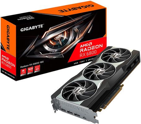 GDDR6 256 Bit GPU Card RX 6800 XT 2NS Graficzna karta do gier