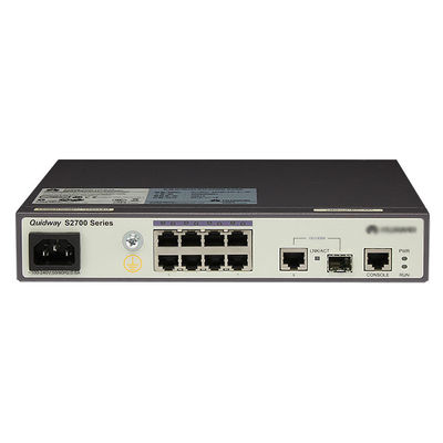 S2700-9TP-SI-AC 8 Port Ethernet 10/100 Przełącznik sieciowy o pojemności przełączania 32 Gbit/s