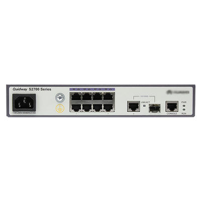 S2700-9TP-SI-AC 8 Port Ethernet 10/100 Przełącznik sieciowy o pojemności przełączania 32 Gbit/s
