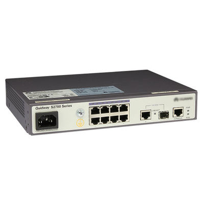 S2700-9TP-SI-AC 8 Port Ethernet 10/100 Przełącznik sieciowy o pojemności przełączania 32 Gbit/s