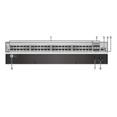 176Gbps/432Gbps POE Network Switch S5735-L48P4X-A1 Z Routingem IP
